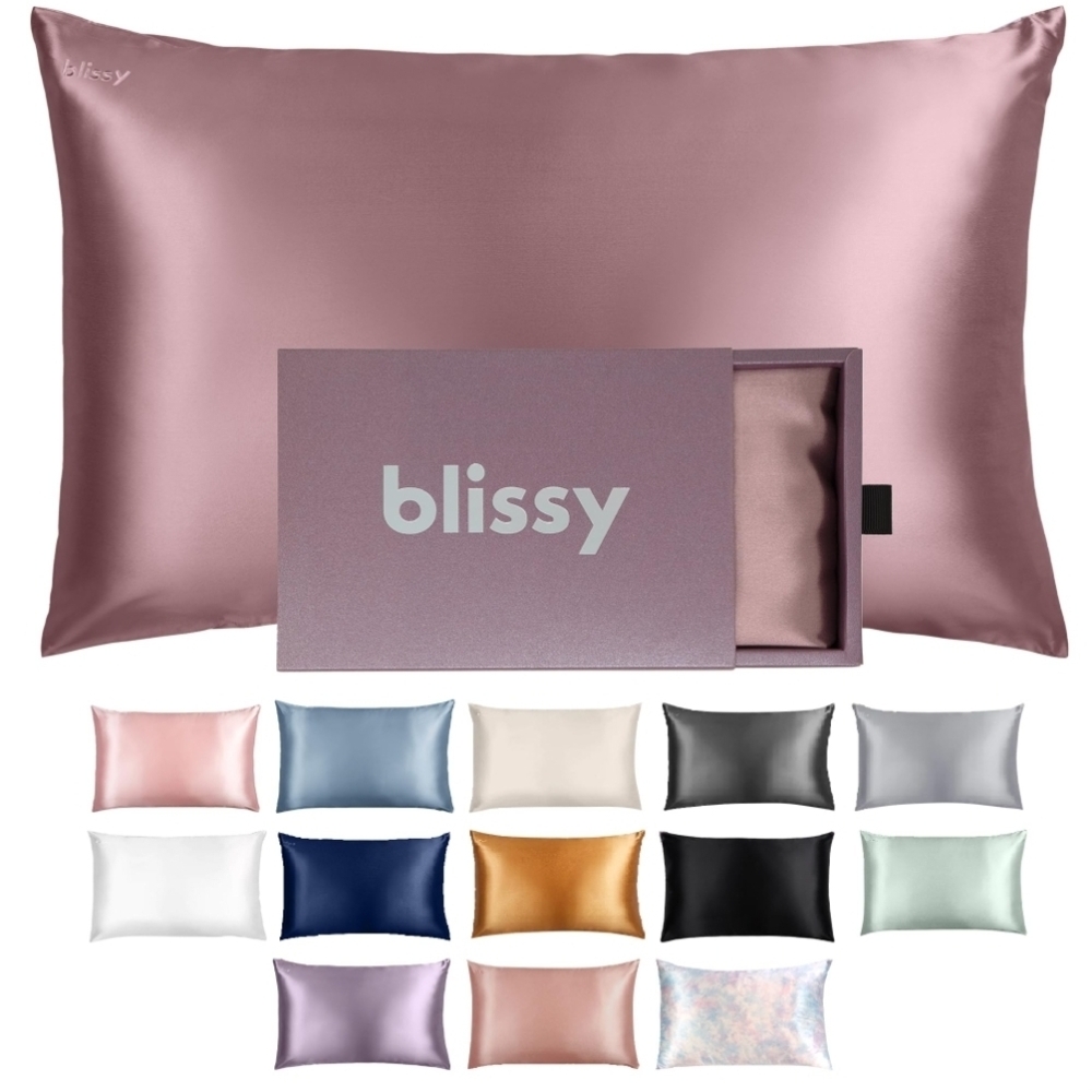 Blissy 100% Pure Mulberry Silk Queen Pillowcase